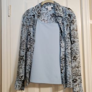 Moonlight Bay 2 pc. Blue Top